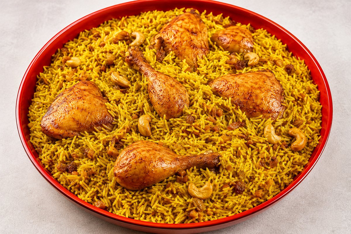 Traditional Chicken Kabsa Rice