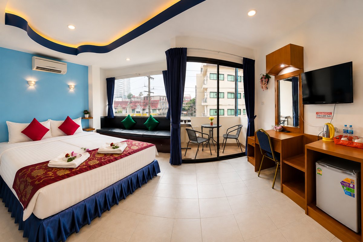 Deluxe Double Room with Balcony Sea View